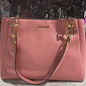 Michael Kors Trisha Large Shoulder Bag Rose NWT